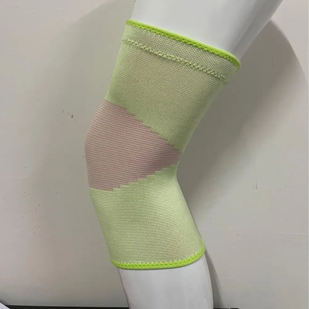 Non-slip Green Cycling Non-slip Knee Compression Sleeve for Fitness