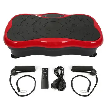

120KG Exercise Fitness Slim Vibration Machine 2Trainer Plate Platform Body Shaper Resistance Bands for Home with bluetooth