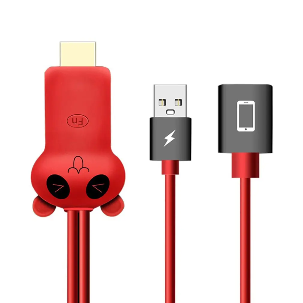 1080P MHL Micro-USB MHL к hdmi-кабель, адаптер для samsung S7/S8 Plus для iPhone X 8 Plug& игрушечный преобразователь