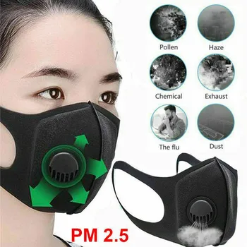 

3PCS Outdoor Dustproof Anti-Radiation Face Mask Carbon Filter Multi Layer Unisex Breathable Mouth-muffle Mascarillas Respirator