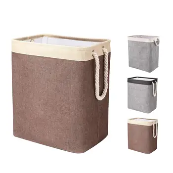 

65L Collapsible Dirty Clothes Laundry Basket Toy Storage Box Bin with Handles