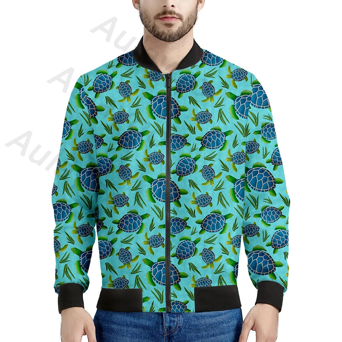 

Aulaygo Winter Coats Men 2020 Vintage Dense Turtle DesignJacket Mens Coats Motorcycle Jacket Outwear Fashion Clothing Vetements