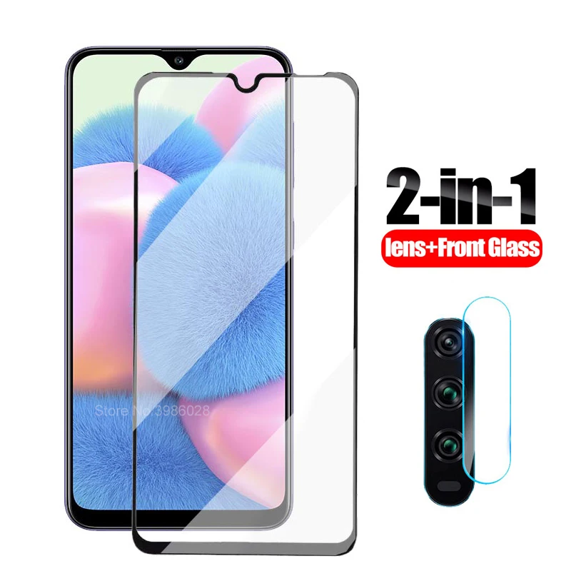 2-в-1 закаленное стекло для samsung a30 a30s m30s 2019 Защитное galaxy a 30 s m30 a305f a307f пленка |