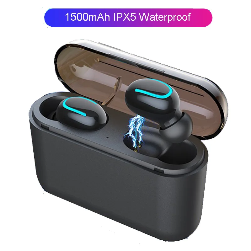

TWS Headset Ture Wireless Earphones HBQ Q32 Bluetooth 5.0 Headset With Mic Mini Bluetooth Earbud Cordless Earphone PK i10