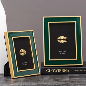 

Solid Wood Photo Frame Wooden Creative Photo Picture Photograph Frame Case Desktop Ornament Present Household Decoration