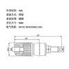 5mm 30A M5*48 Grounding Banana Plug Copper Electronic Connector Terminal Jack Welding Screw-type Head Sound System Radio (10PCS) ► Photo 2/4