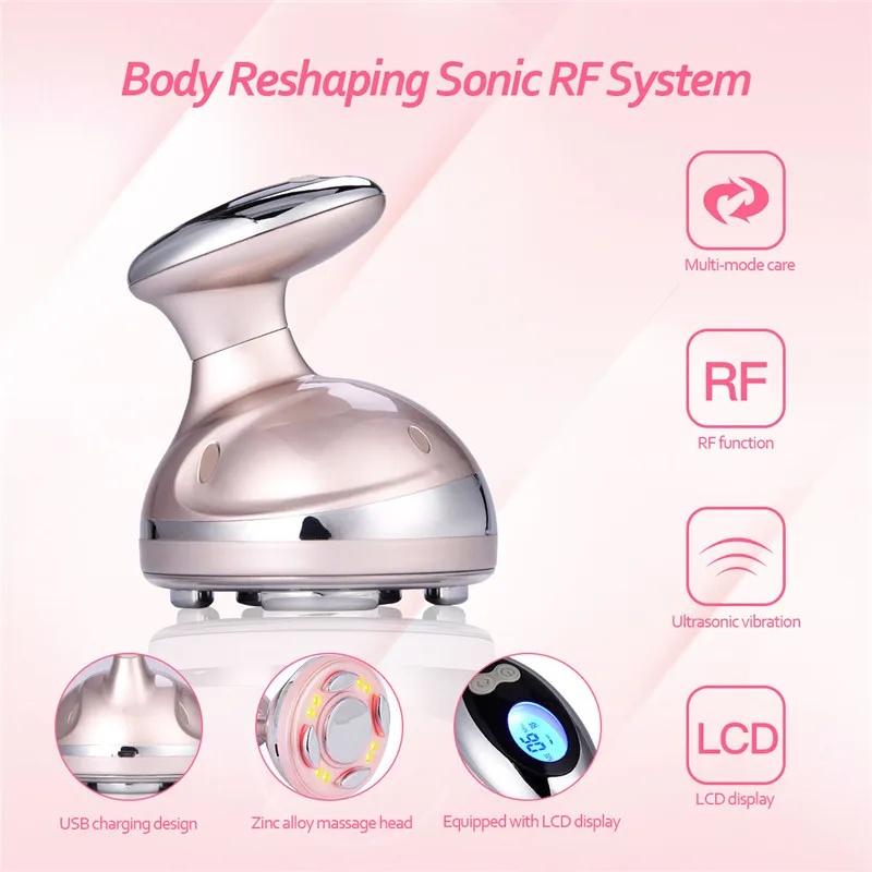 

RF Cavitation Ultrasonic Slimming Massager LED Fat Burner Anti Cellulite Lipo Device Skin Tightening Weight Loss Beauty Machine