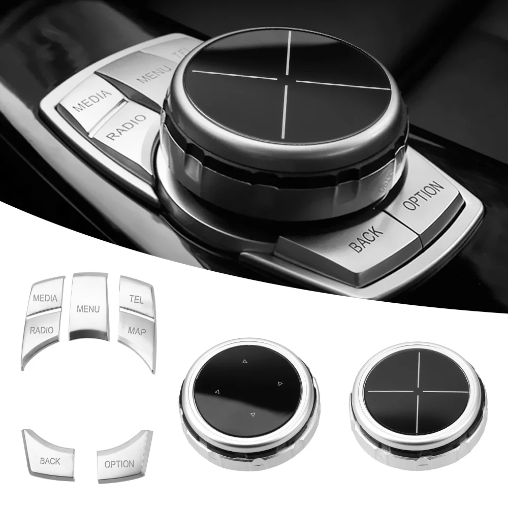 

Автомобильные Мультимедийные кнопки, крышка, переключатель, декоративные наклейки, сменная КРЫШКА ДЛЯ BMW 1 2 3 5 7 серии X1X3 F25 X5 F15 X6 16 F30F10F07