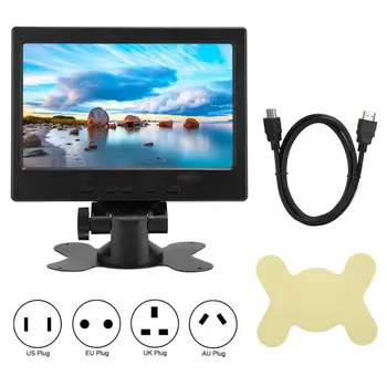 

7in Multi-function 800:1 1024x600 Display with Stand Support HDMI/VGA/AV Input (100-240V) lcd monitor