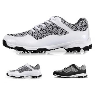 

PGM Men Golf Shoes Light Weight Breathable Athletic Shoes Outdoor Anti Skid Spikes Training Sneakers Size Eu 39-45