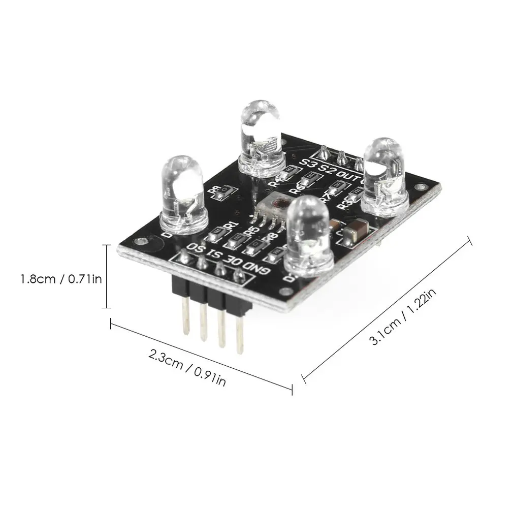 Модуль датчика цвета Tcs3200D/Tcs230 датчик распознавания цвета Электронный Diy модуль