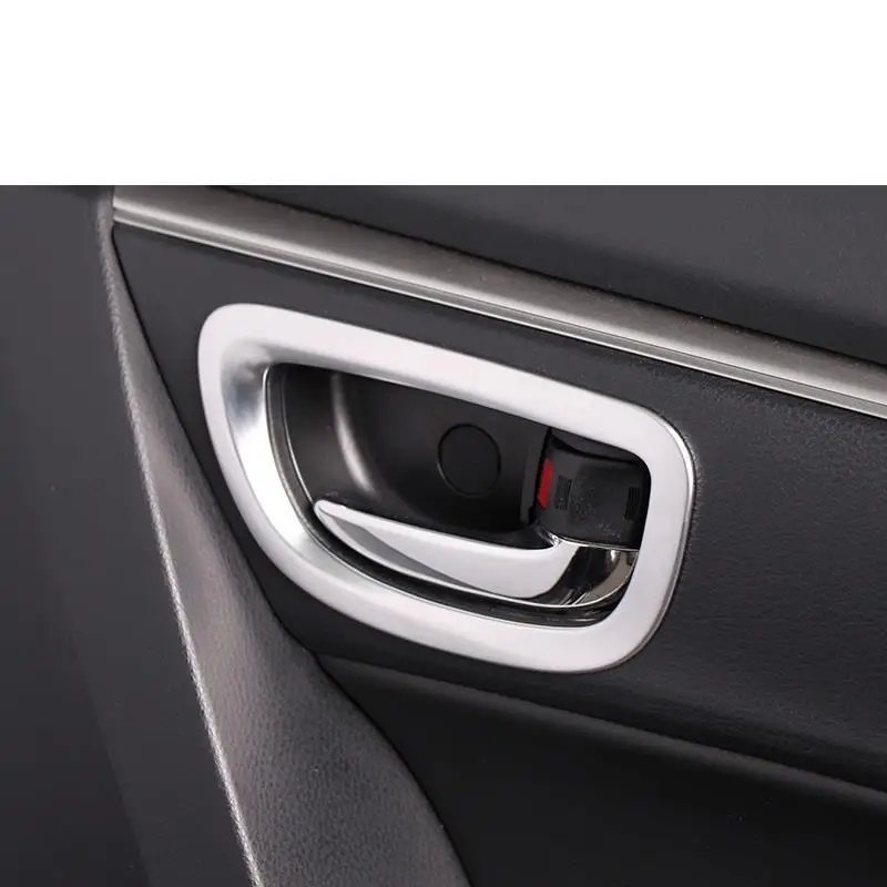 Автомобильная ручка двери интерьера декоративные Авто Automovil протектор отделка молдинги яркие блестки 14 15 16 17 18 для Toyota Lewin - Название цвета: Version A