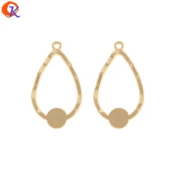 

Cordial Design 100Pcs 22*38MM Jewelry Accessories/DIY Making/Drop Shape/Earrings Connectors/Hand Made/Earring Findings
