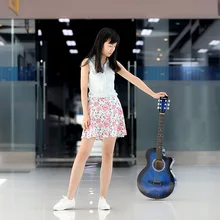 3" Акустическая фолк 6-струнная гитара для начинающих студентов подарок