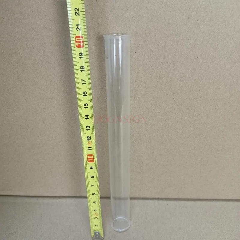 단단한 고온 유리관 반응 화학 실험 장비, 연소 튜브 소모품, 20x200mm