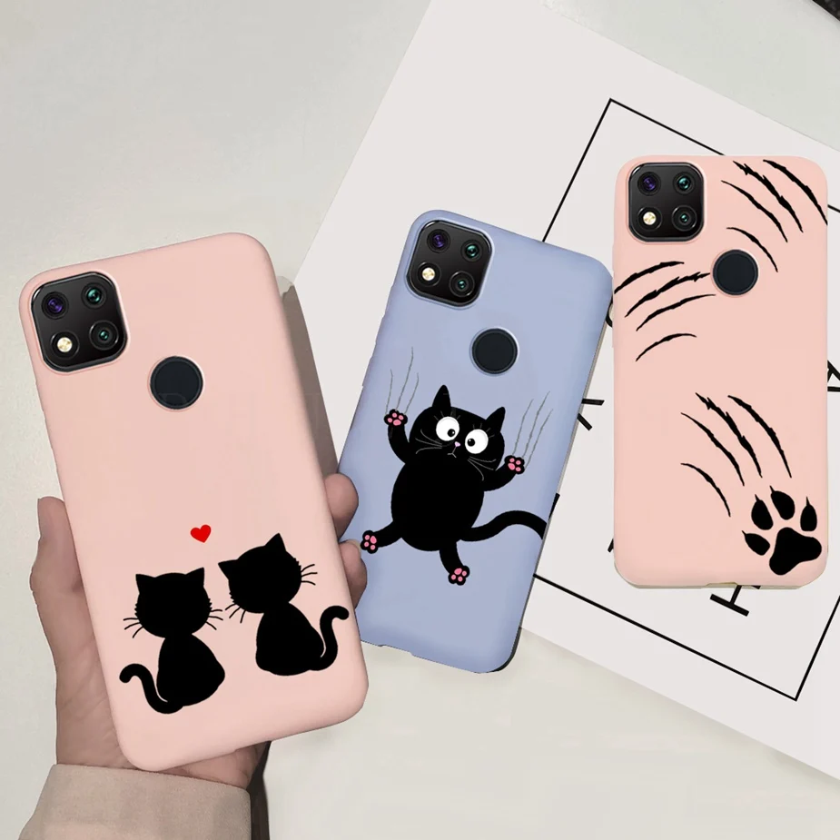 Yoedge Cover Compatibile con Xiaomi Redmi 9C (4G) / Redmi 9C NFC 6,53,Rosa Silicone Morbido