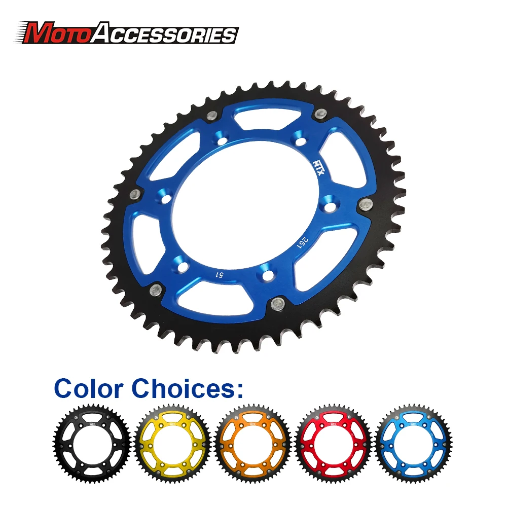 1999-01 WR400 F 15 Tooth Front and 48 Tooth Rear Sprocket Yamaha 1999-07 YZ250 