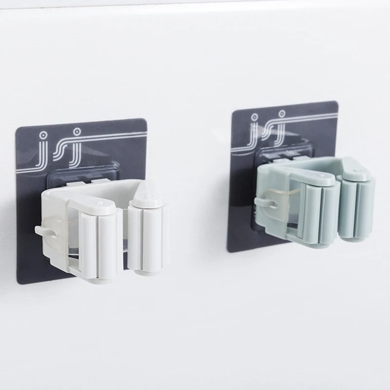 

2019 Wall Housekeeper Wall Mounted Mop Organizer Holder Broom Hanger Storage Rack Kitchen Tool Hanging Pipe Hooks