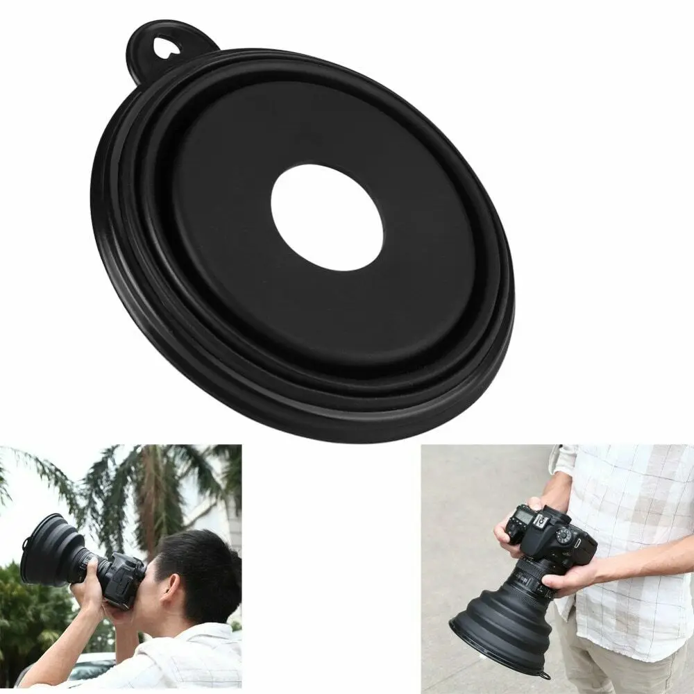 Collapsible Silicone Lens Hood Ultimate Lens Cover Anti glass Lens Hood