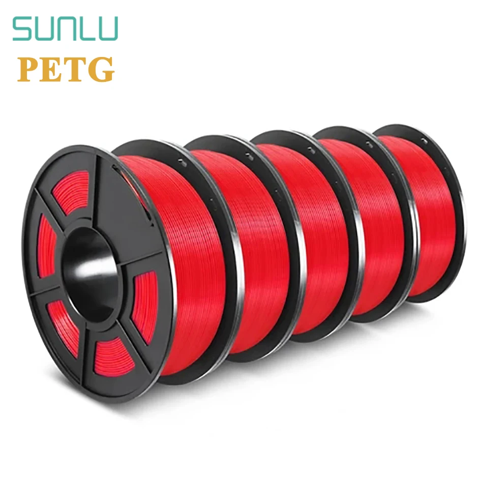 

SUNLU 1.75mm PETG Filament 1KG With Spool Plastic PETG 3D Printer Filament Good Toughness 3d Printer Materials