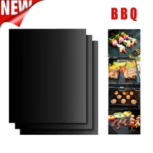 Esteira mágica da grade do bbq da antiaderente de 3 pces perfeita para assar no gás resistente ao calor