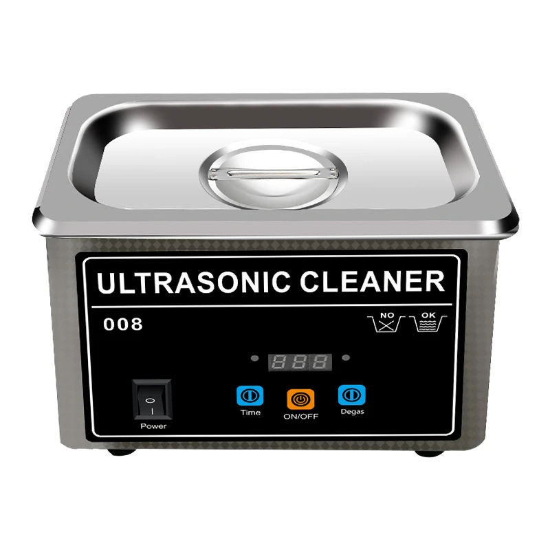 Ultrasonic Cleaner 35w 800ml Household Digital Stainless Steel Basket