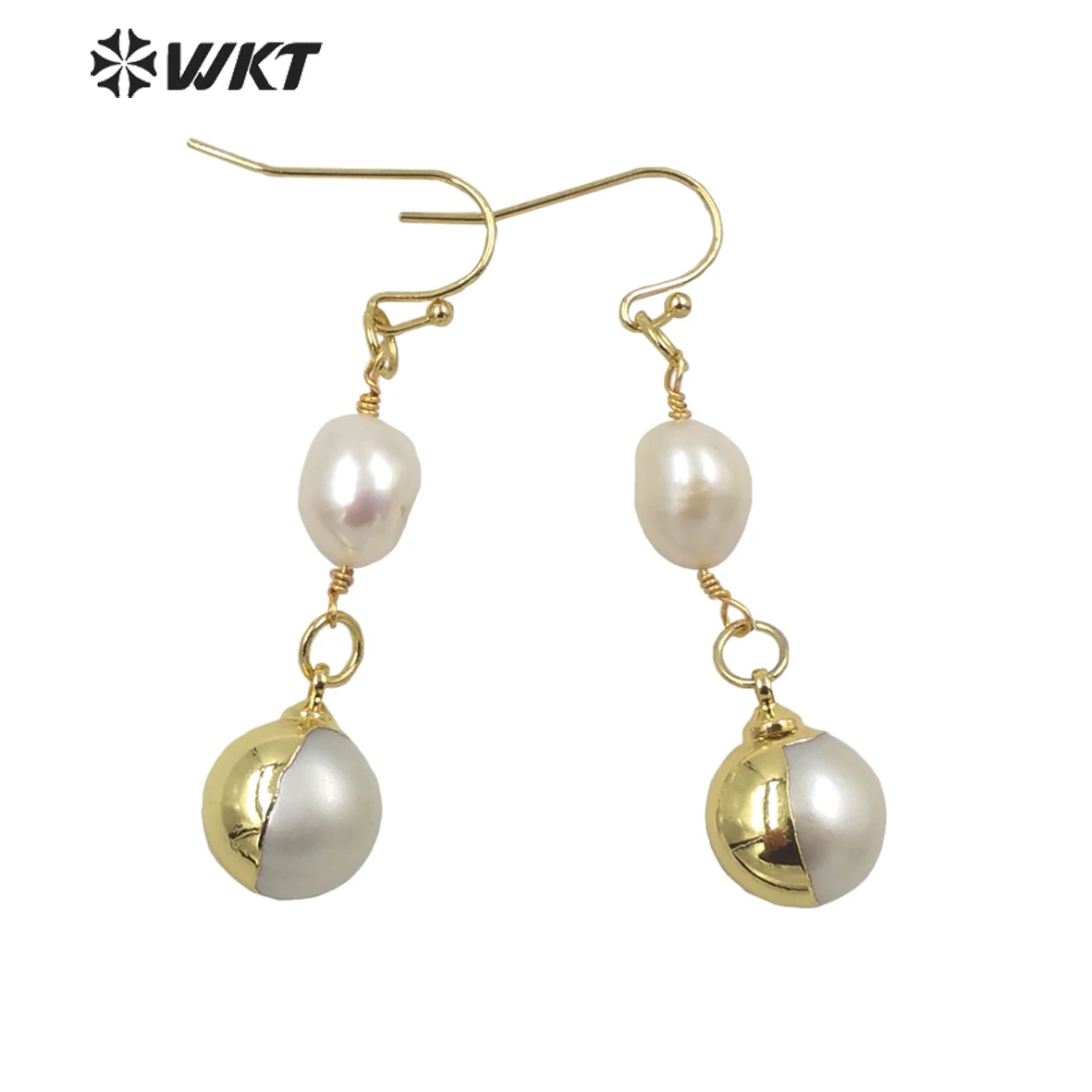 

WT-MPE057 WKT, Элегантная стильная Длинная подвеска, модная Шикарная круглая Золотая фурнитура для ювелирных изделий