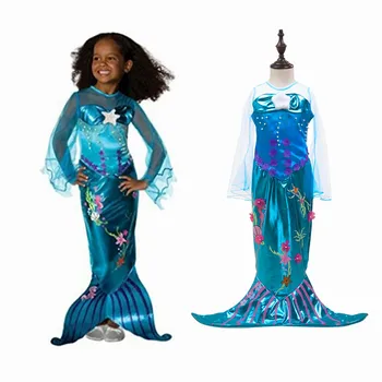 

The little mermaid loves kids clothes cosplay costume party costume mermaid princess anime baby girl dress up clothes