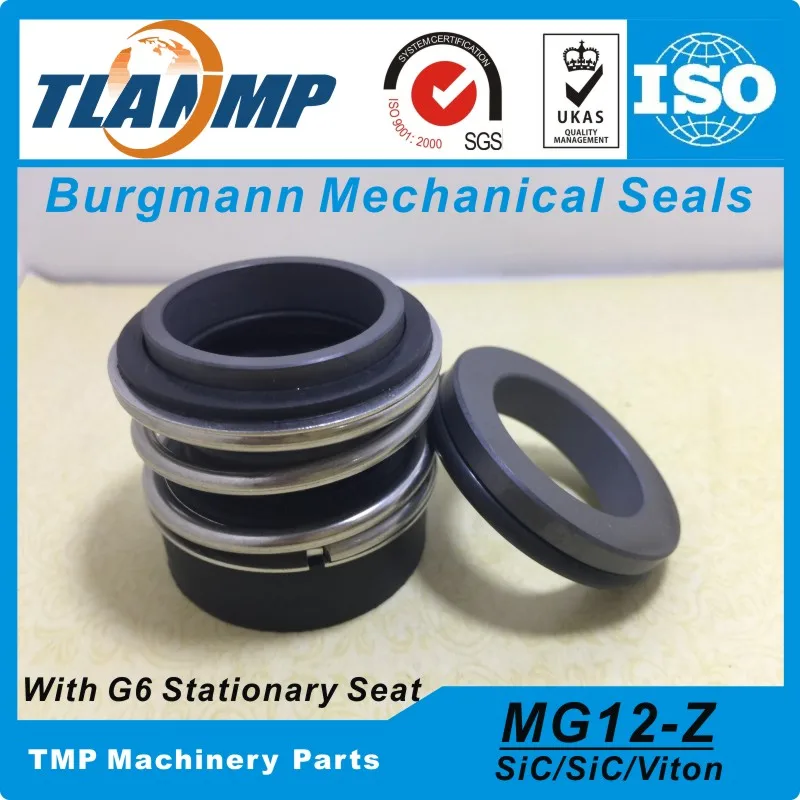 MG12/55 Z ( MG12 55/G6) Burgmann Rubber Bellow TLANMP механические уплотнения для насосов с G6