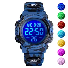 SKMEI Children Digital Watch Kids Boys Outdoor Sport Watches Multifunction Student Electronic Wristwatch Girls Waterproof Clock