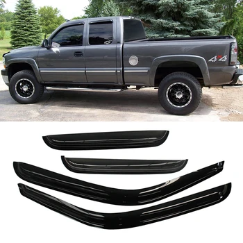 

A80008-DA-94044 4pcs Sun Rain Guard Vent Window Visors Replacement for Silverado/Sierra Extended Cab