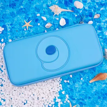 

Nintend Switch Portable Case Blue Cute Storage Bag PU Waterproof Cover Shell For Nintendo Switch Lite Game Console Accessories