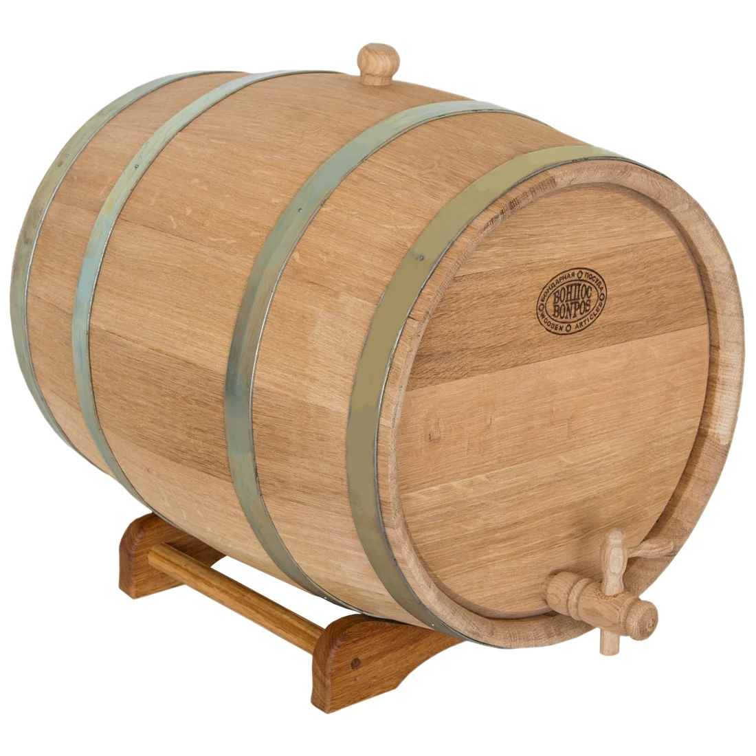 Бочка дубовая 30л (средний обжиг оцинкованный обруч) | Дом и - Цена: 7 490,00 руб.