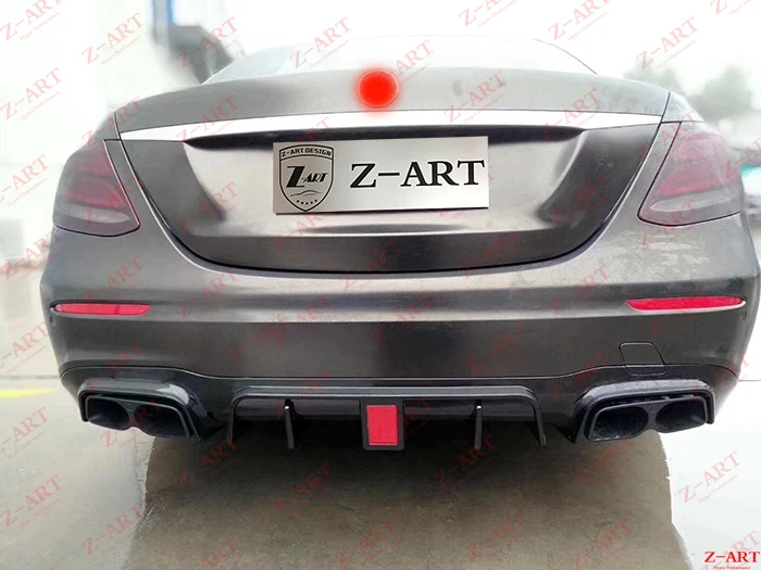Задняя губа для Mercedes Benz E углеродное волокно класса W213 задний диффузор из