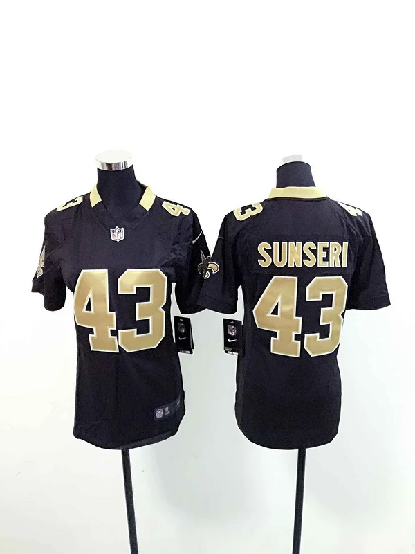 Коричневый Женский Орлеан s,#9 Drew Brees 10# Brandin Cooks#28 Spiller Jersey - Цвет: Коричневый