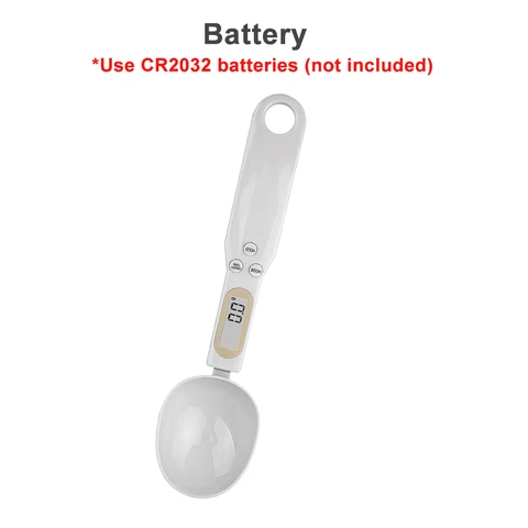 Measuring Spoon Scale LCD Digital Kitchen Measuring Spoons 500g/0.1g Portable Kitchen Scales for Baking Coffee Pet