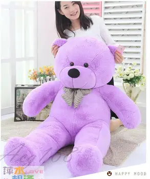 

Giant Huge 63" Teddy Bear Purple Plush Soft Stuffed Toy Doll Xmas Gift 160cm New Cat Plush Toys For Children Plush Toys