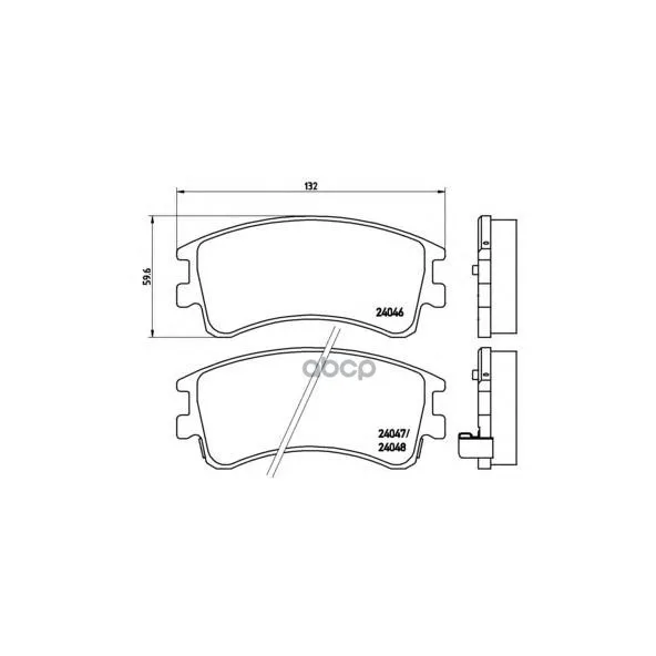 Колодки Тормозные Передние Brembo P49032 Brembo арт. P49032