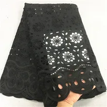 Швейцарская кружевная ткань хлопок Suisse сухие llllace ткани высокого качества ткань из Дубая швейцарская вуаль кружева в швейцарской 5 ярдов/партия