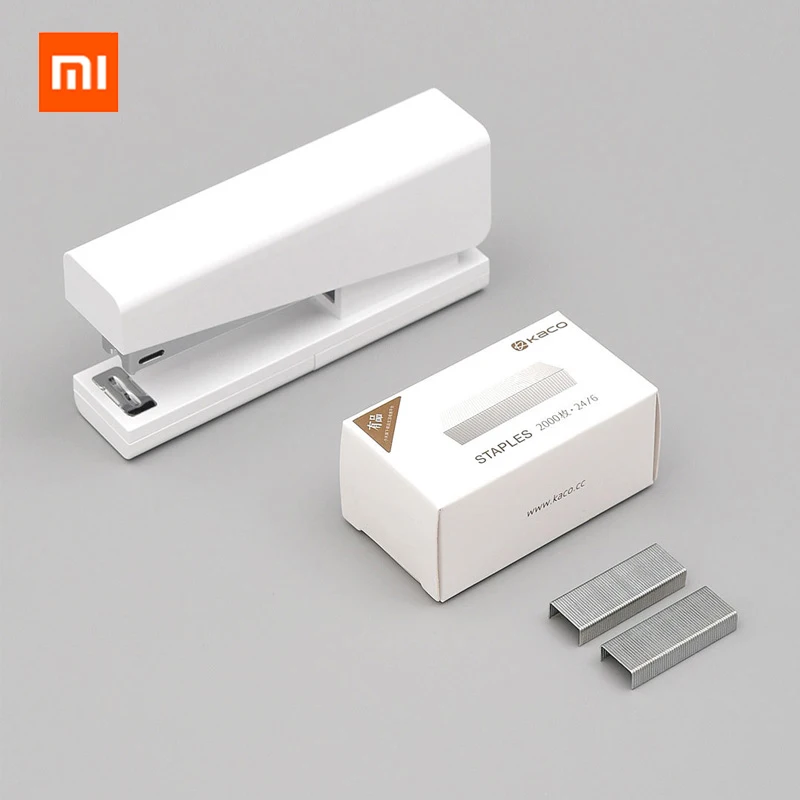 Xiaomi Mijia Kaco LEMO Stapler 24/6 26/6 with 100pcs Staples for Paper Office School Home | Электроника