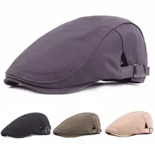 Для мужчин однотонные Цвет вождения гольф такси от солнца Кепки регулируемый Повседневное берета