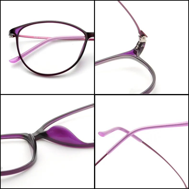 Ультра светильник, вольфрамовые пластиковые стальные очки, женские оправа для очков в стиле кошачьи глаза, оптические очки Armacao Oculos De Grau Femininos