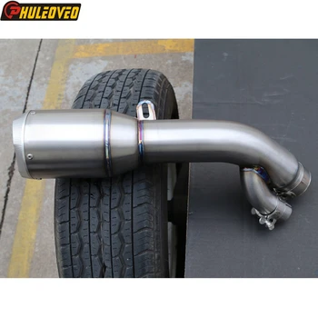 Titanium Alloy 2015-2019 S1000XR Exhaust Slip-on Motorcycle Exhaust Muffler Pipe Escape Demper Leakage for S1000XR 15-19 Moto