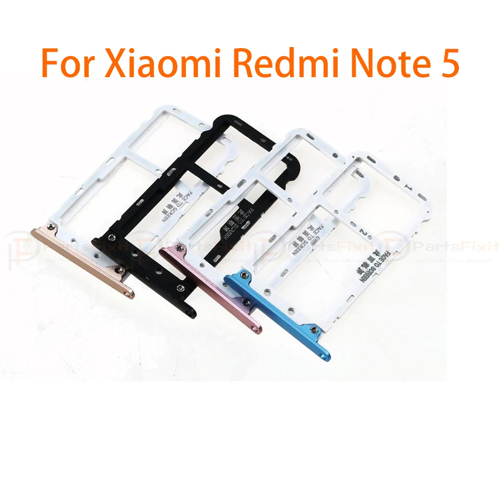 Лоток для sim-карт для Redmi Note5, слот для sim-карты+ лоток для карт памяти Micro SD для Redmi Note 5, запасные части с бесплатной булавкой для извлечения