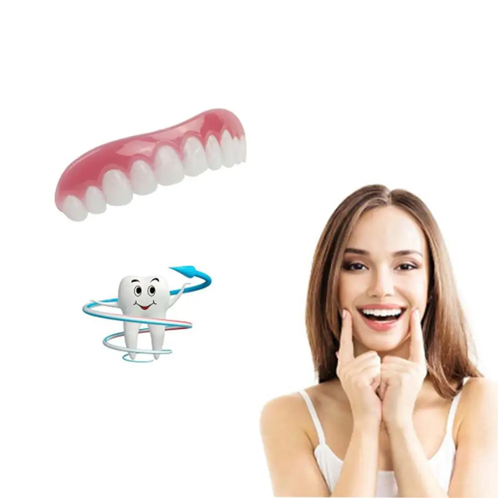 Silicone Teeth Whitening Denture Veneers Flex Denture Perfect Fit Teeth