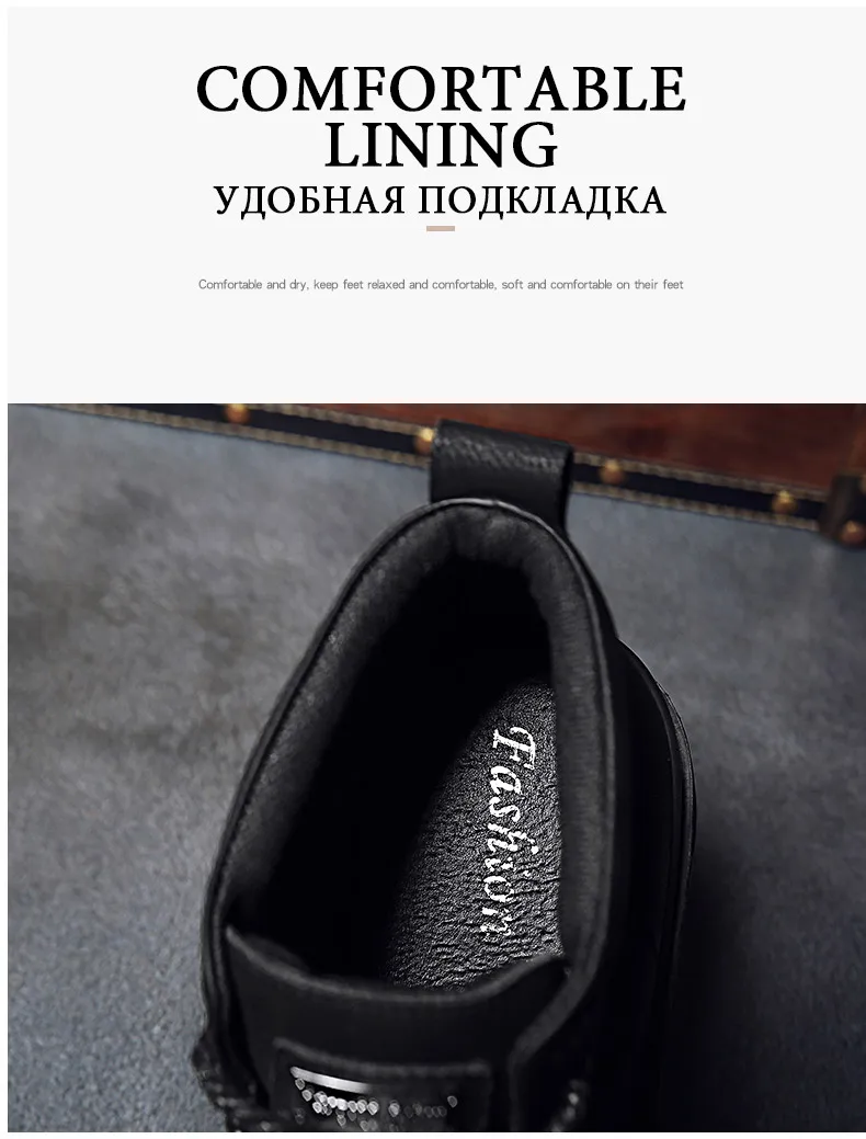 Лидер продаж; Мужская обувь; зимняя теплая Высококачественная обувь из натуральной кожи; модная мужская удобная обувь; светильник; дышащая обувь; большой размер 47