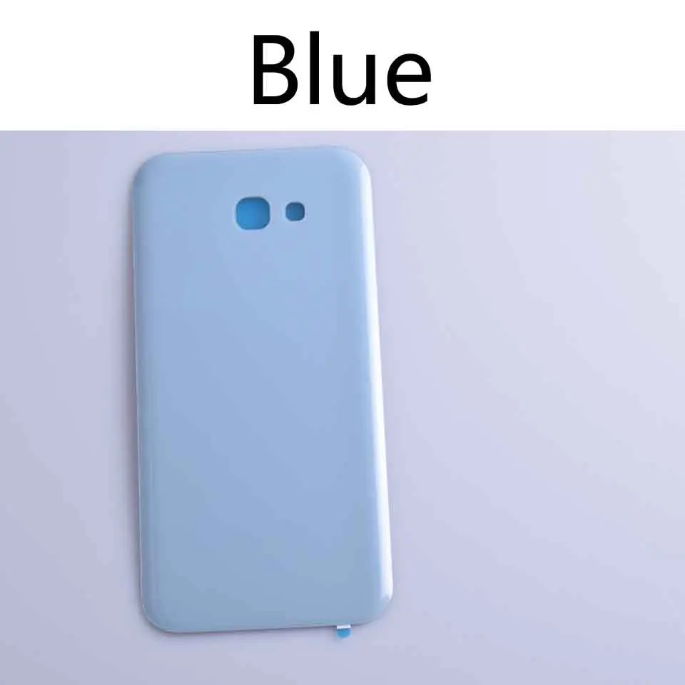 A720 для Samsung Galaxy A7 A720 A720F SM-A720F Корпус Крышка батарейного отсека задняя крышка задняя дверь Шасси Корпус Замена - Цвет: Blue-No tool