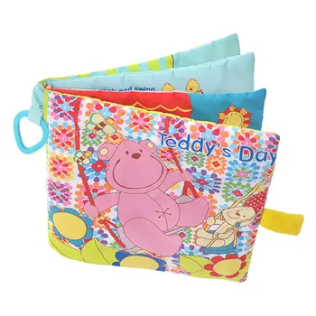 

Baby Crib Cartoon Animal Cloth Book Newborn Stroller Hanging Books Educate Toys