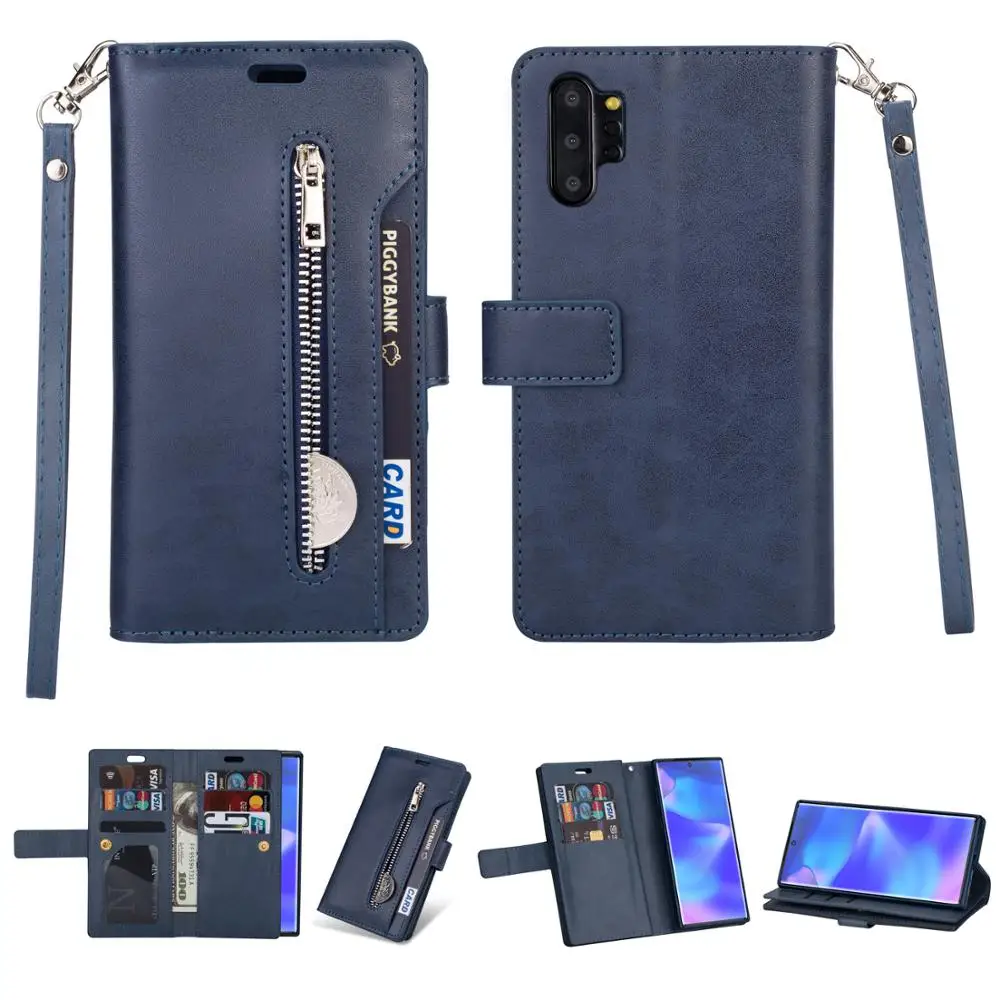 

Luxury Multifunction Flip Wallet Leather Case For Samsung Galaxy Note 8 9 10Plus S8 S9 S10 Plus S7 S6 edge M30 20 A70 30 20 Case