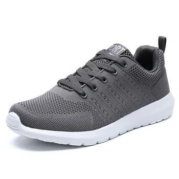 

New Mesh Men Running Shoes Lac-up Men Shoes Lightweight Comfortable Breathable Walking Sneakers Zapatillas Hombre